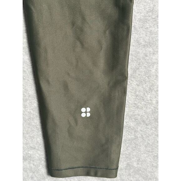 Sweaty Betty | Small | 7/8 Length Leggings High shine Army Green activewear - Picture 4 of 6